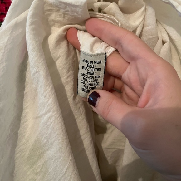 J Peterman White Floral Midi Dress Spring Garden Party Modest Elegant Feminine - Picture 6 of 8